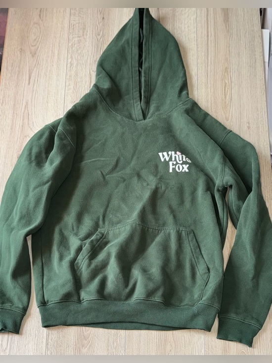 White Fox Boutique Tops - White Fox Forest Green Logo Hoodie sweatshirt hooded sweater
